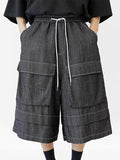 Mens 3D Utility Pocket Wide Leg Pant SKUK74704