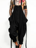 Mens Casual Loose-Fit Sleeveless Overall SKUL03789