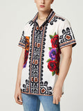 Mens Vintage Floral Print Shirt SKUJ34314